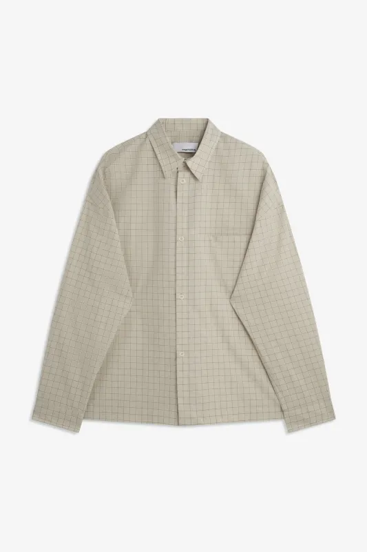 Pocket Parka Shirt - Parchment Check sold by Sage Nation