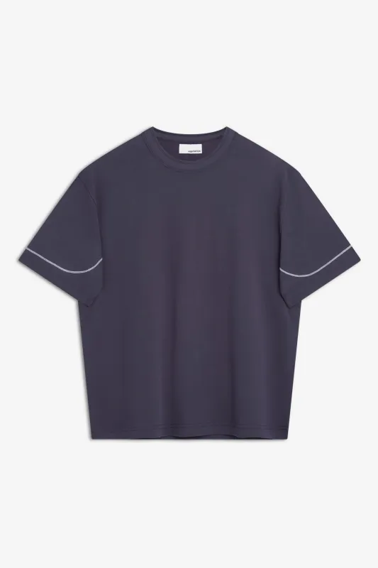 Short Sleeve Lock Tee - Navy sold by Sage Nation