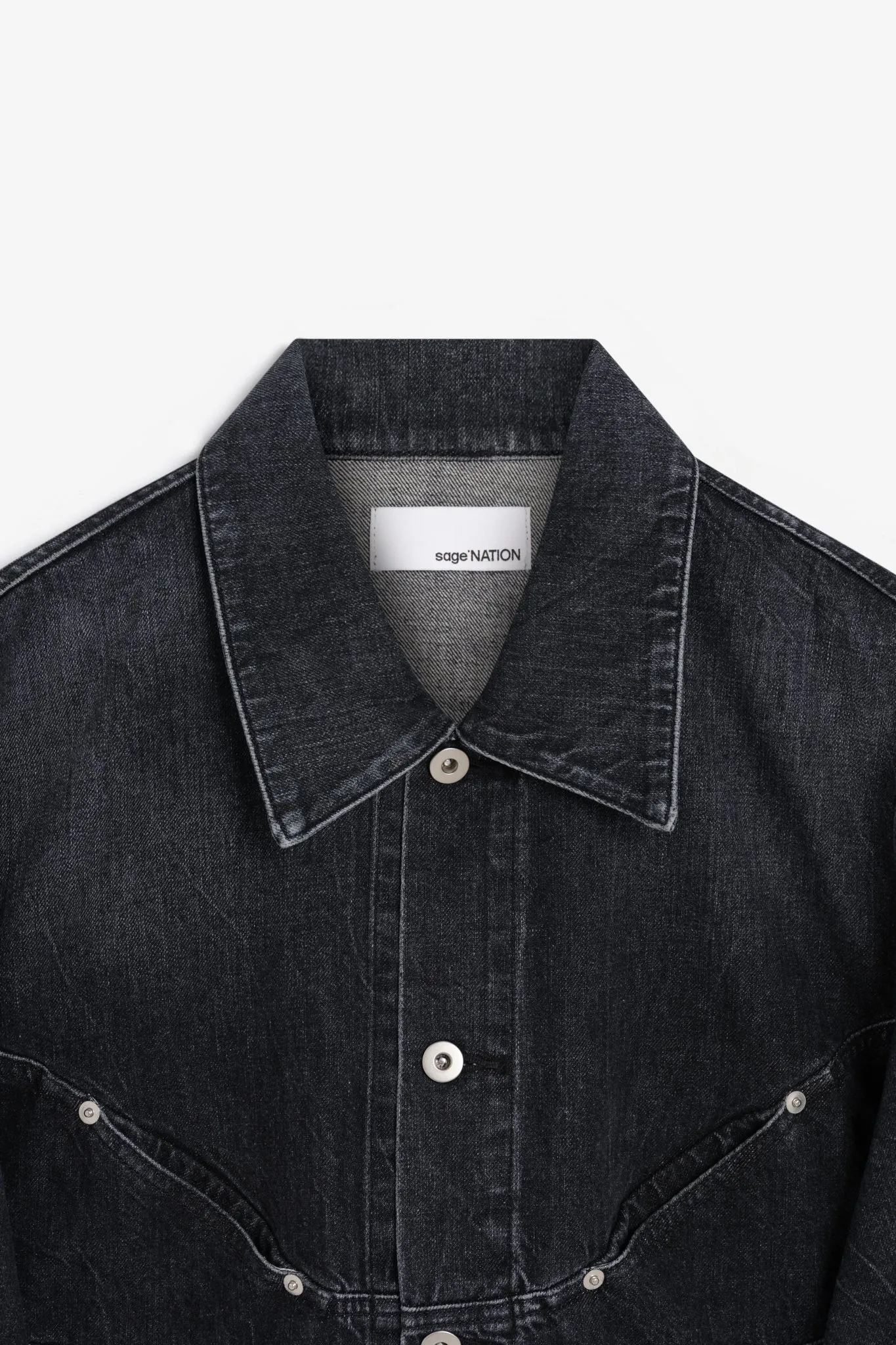 Denim Jiji Jacket - Black Wash sold by Sage Nation product image thumbnail 3