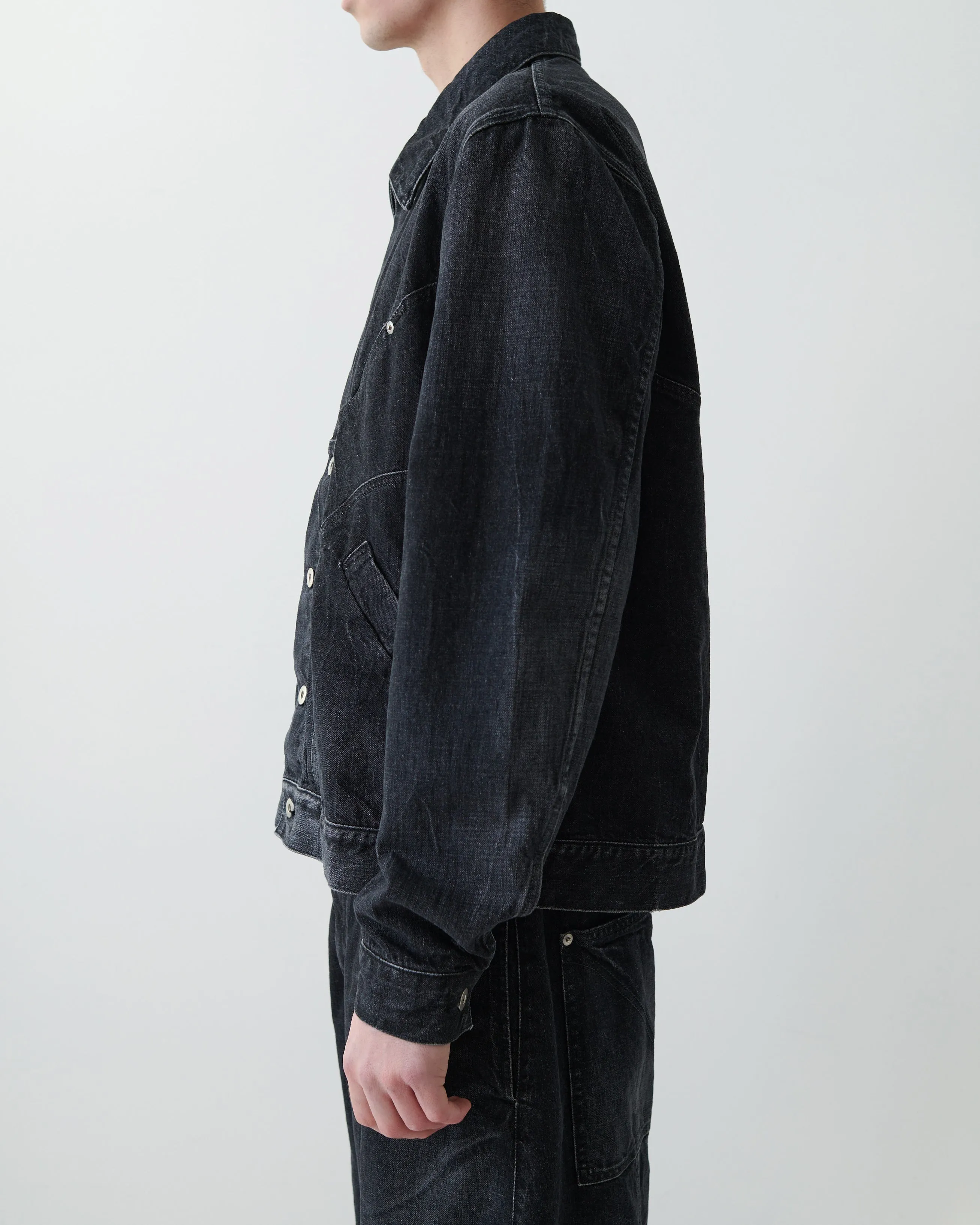 Denim Jiji Jacket - Black Wash sold by Sage Nation product image thumbnail 5