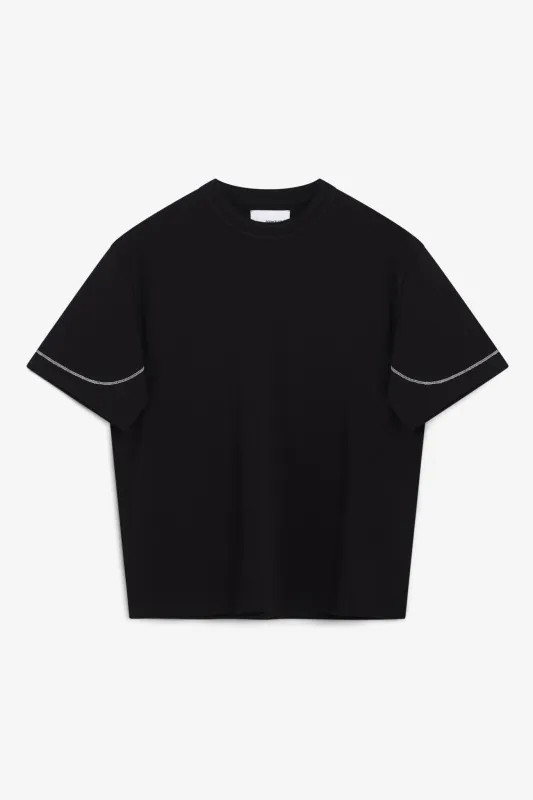 Short Sleeve Lock Tee - Black sold by Sage Nation