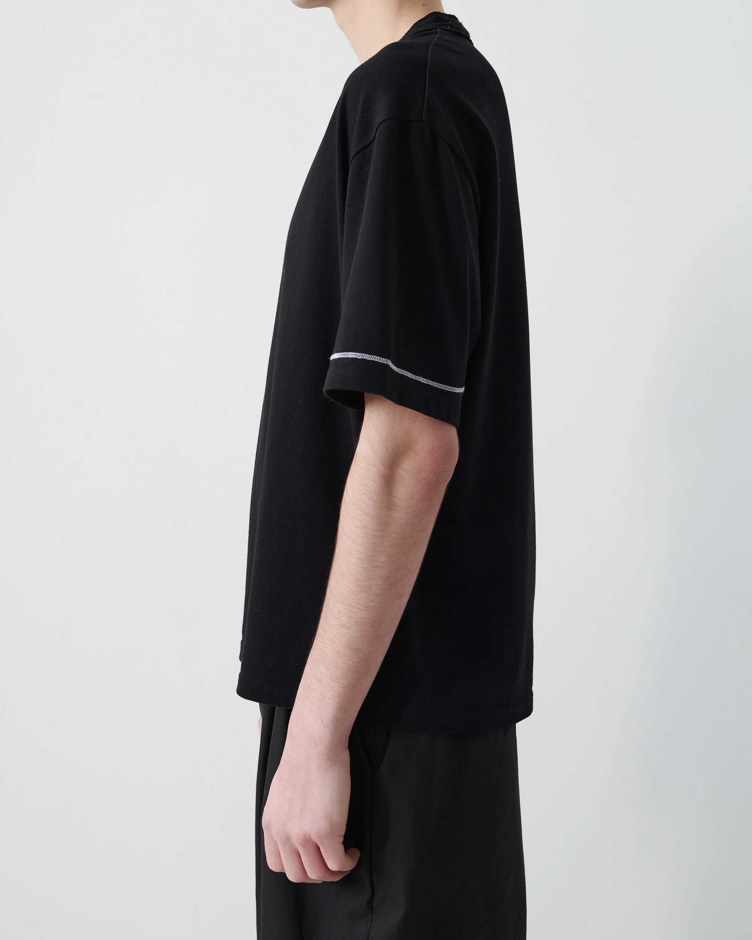 Short Sleeve Lock Tee - Black sold by Sage Nation product image thumbnail 4