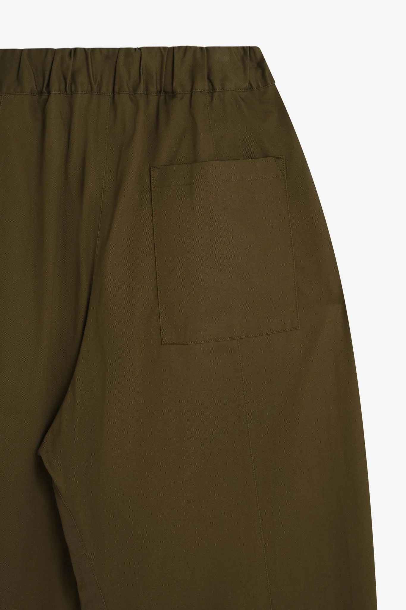 Box Pleat Trouser - Khaki Green sold by Sage Nation product image thumbnail 4