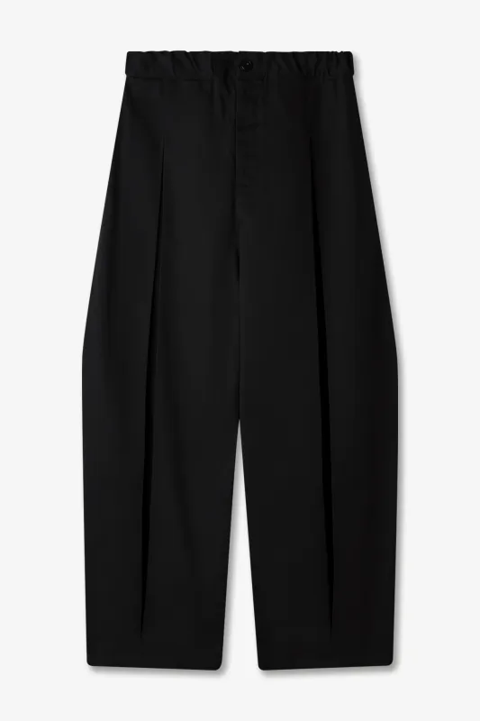 Box Pleat Trouser - Black sold by Sage Nation