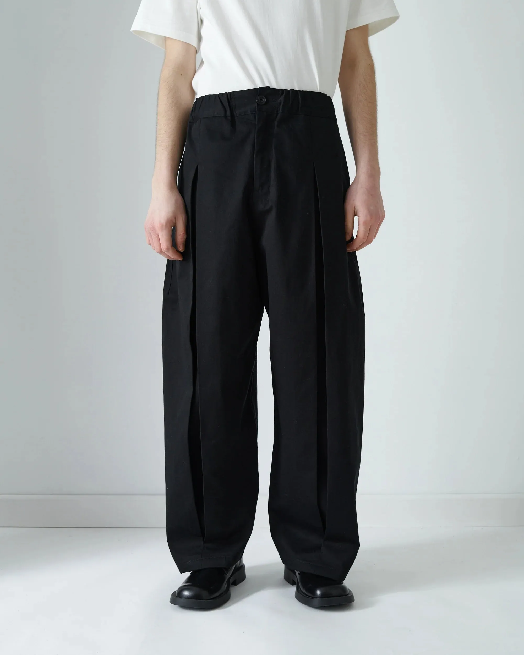 Box Pleat Trouser - Black sold by Sage Nation product image thumbnail 3