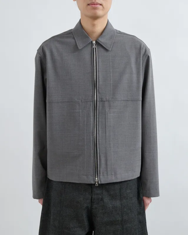 AW26 Petrol Jacket - Light Grey made by Sage Nation