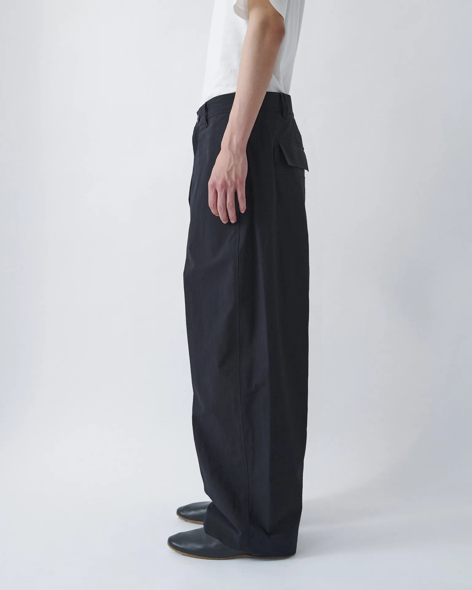 AW26 Mainichi Trouser (Unisex) - Powder Black sold by Sage Nation product image thumbnail 2