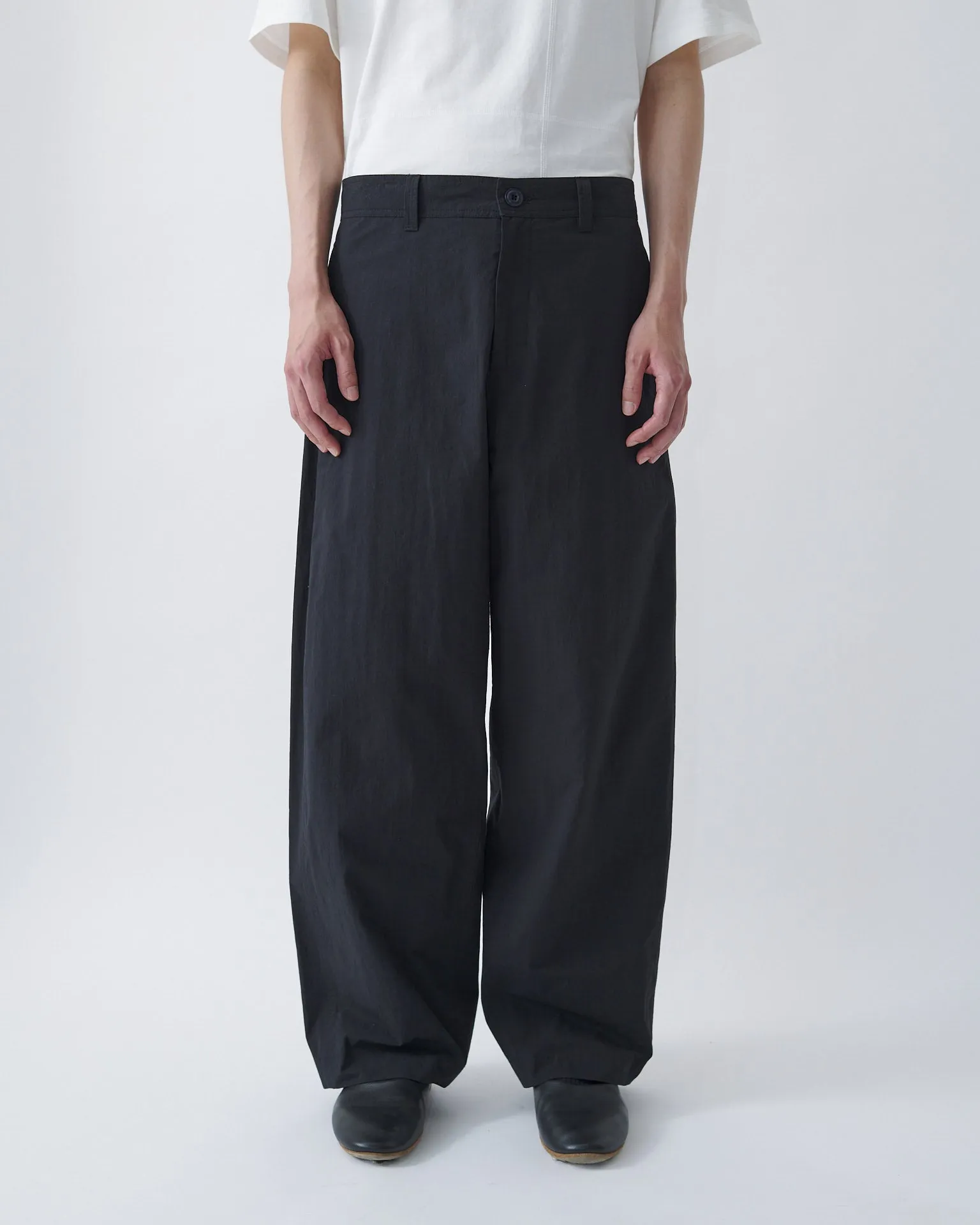 AW26 Mainichi Trouser (Unisex) - Powder Black sold by Sage Nation