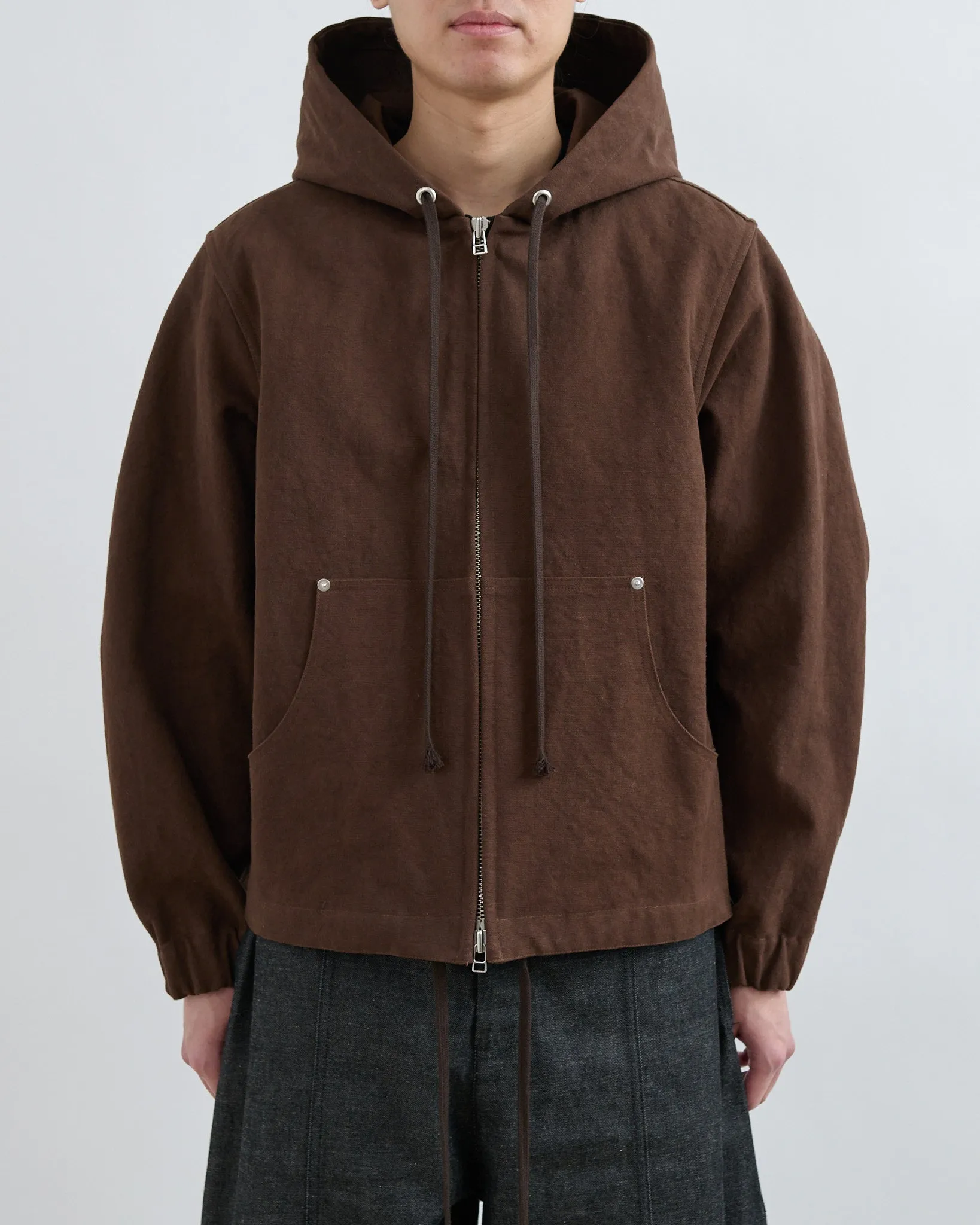 AW26 Hoodie Jacket - Mocha sold by Sage Nation