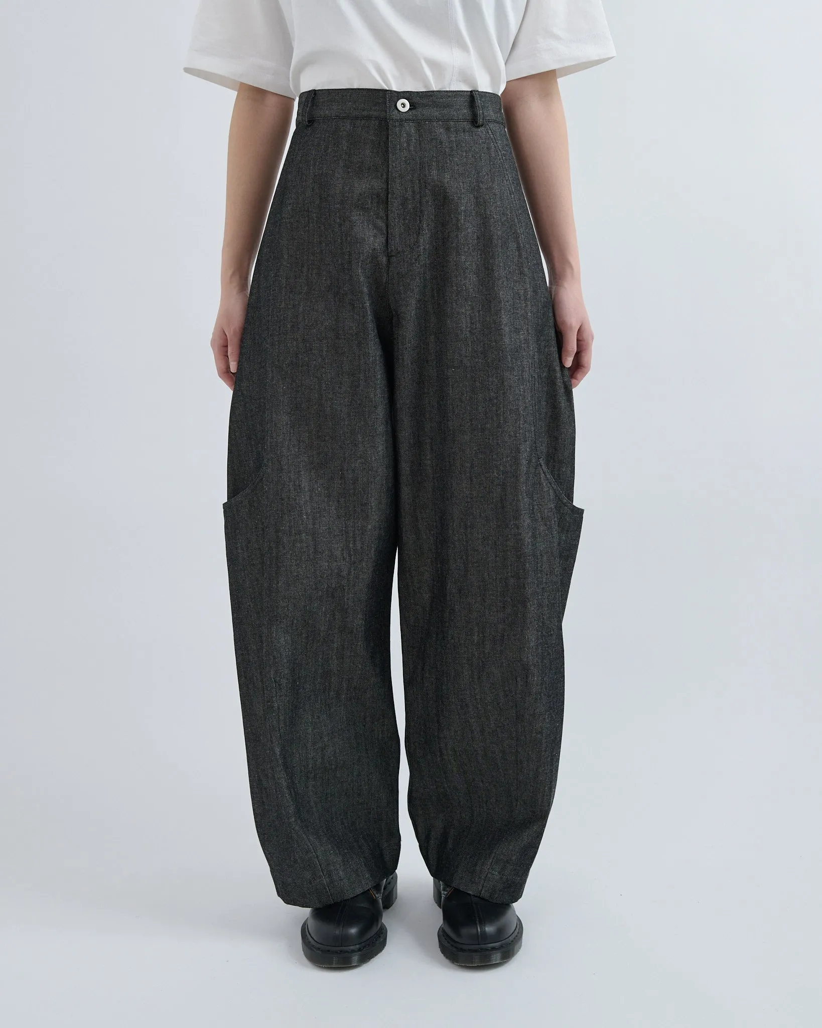 AW26 Malay Trouser Denim (Unisex) - Raw Black sold by Sage Nation product image thumbnail 2