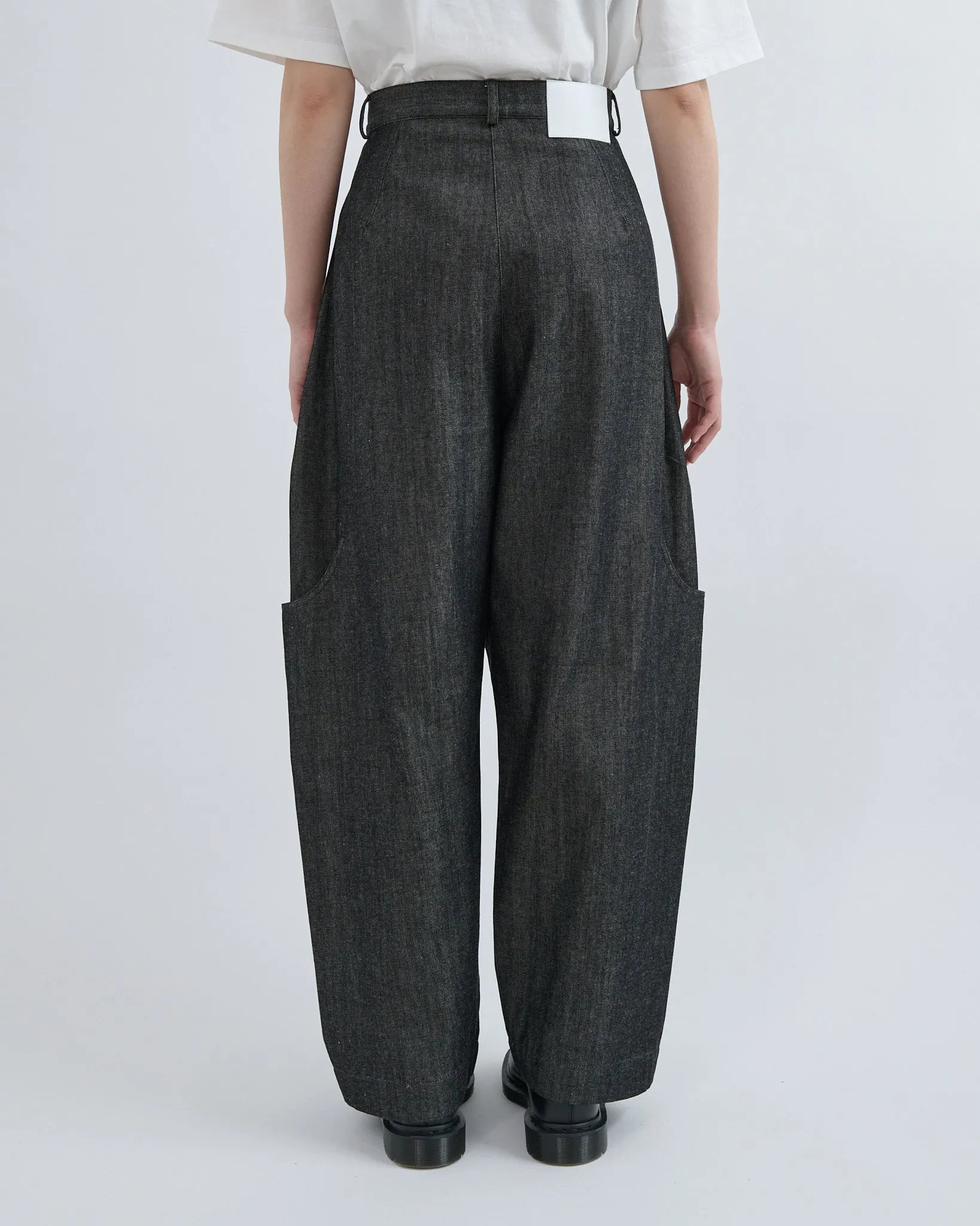 AW26 Malay Trouser Denim (Unisex) - Raw Black sold by Sage Nation product image thumbnail 4