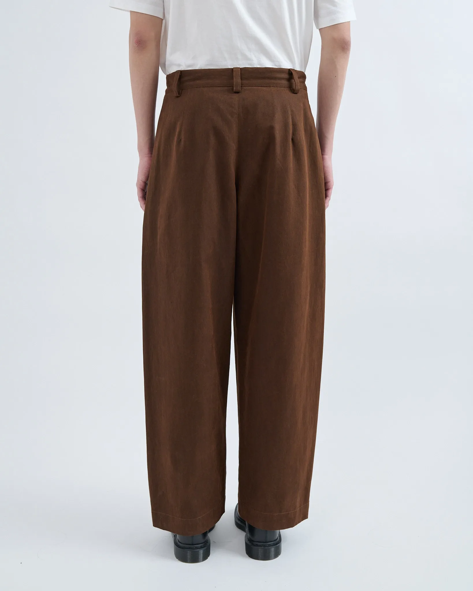 Newport Trouser - Bark Brown sold by Sage Nation product image thumbnail 4