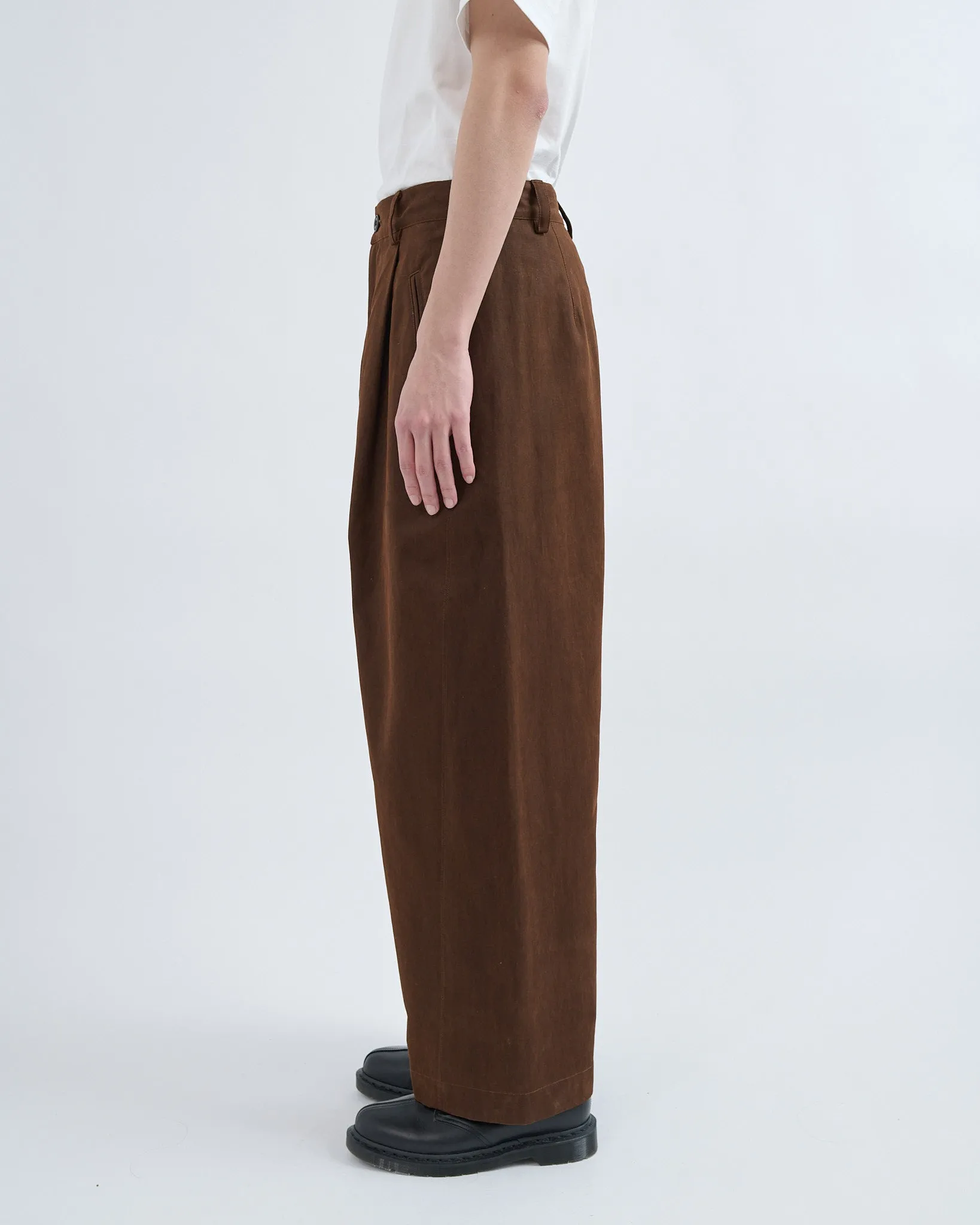 Newport Trouser - Bark Brown sold by Sage Nation product image thumbnail 3