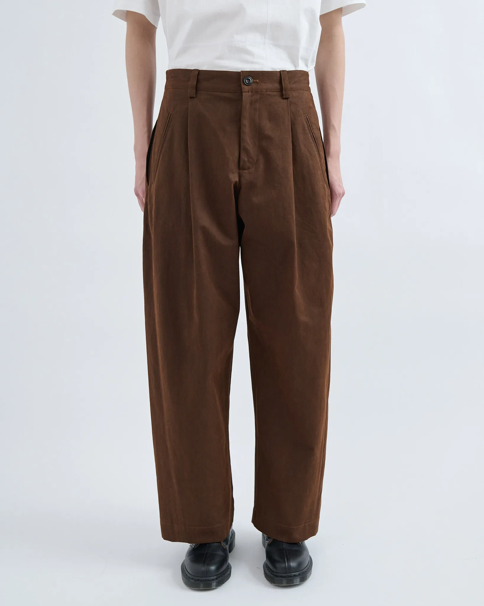 Newport Trouser - Bark Brown sold by Sage Nation product image thumbnail 2