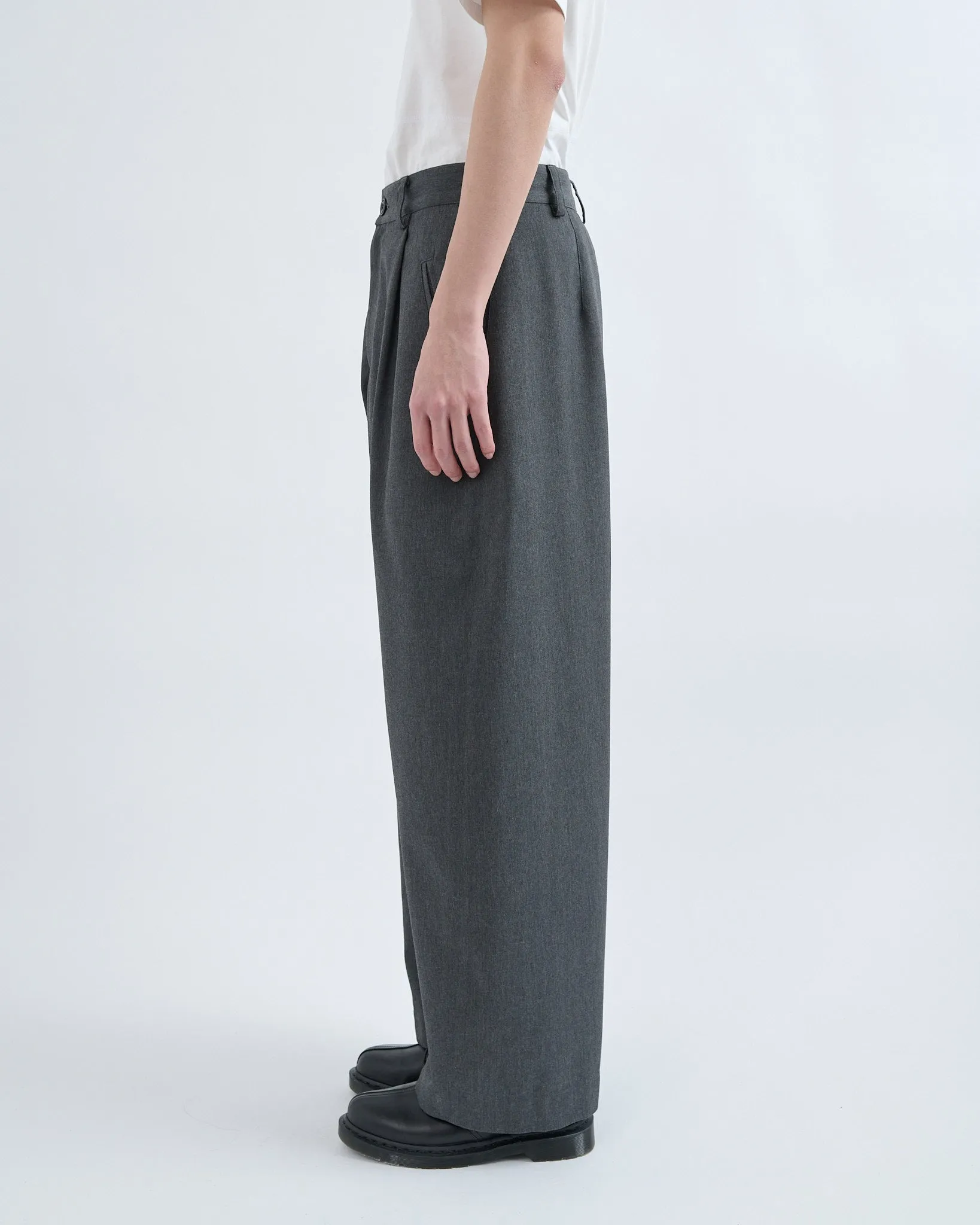 Newport Trouser - Mid Grey sold by Sage Nation product image thumbnail 4
