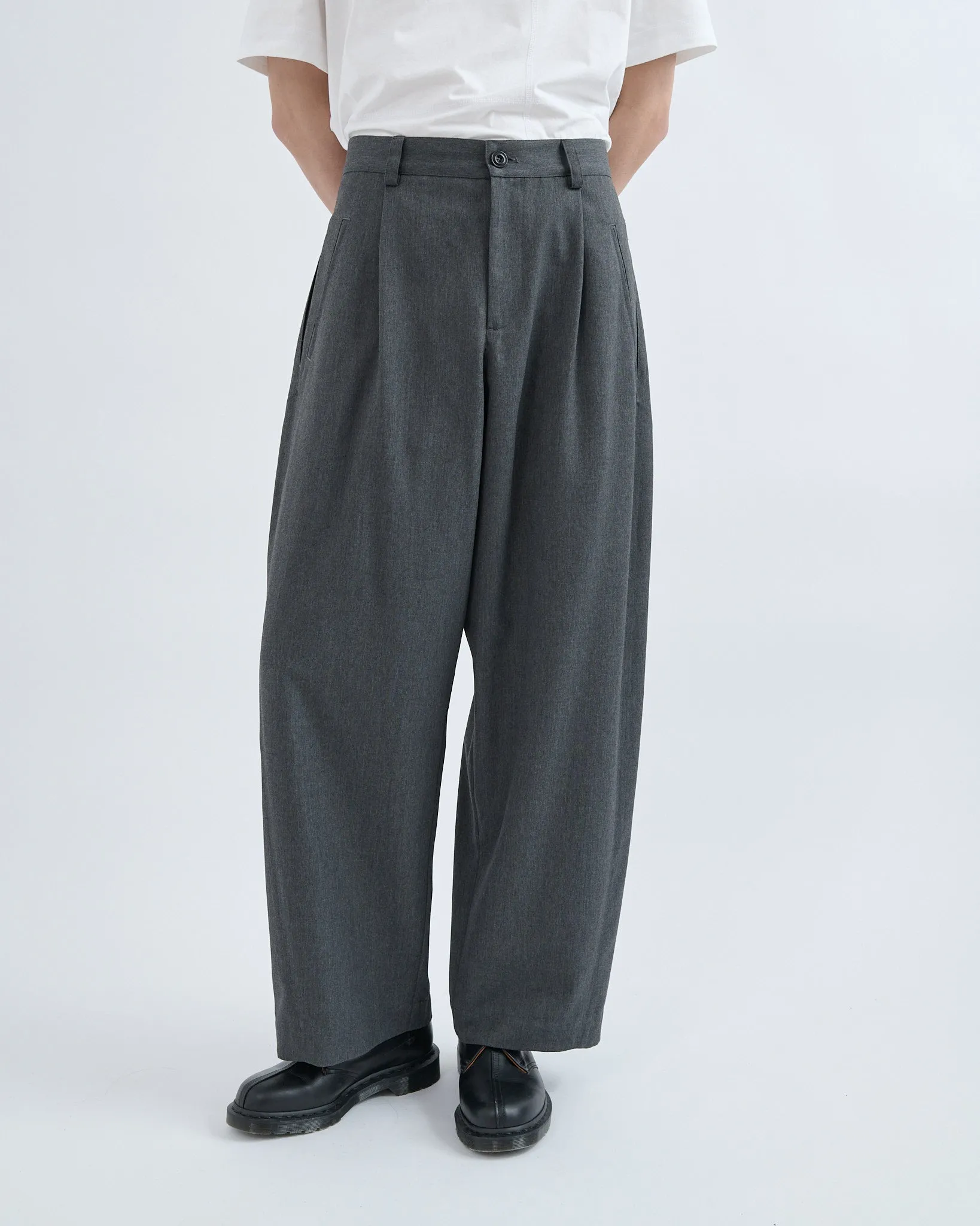 Newport Trouser - Mid Grey sold by Sage Nation