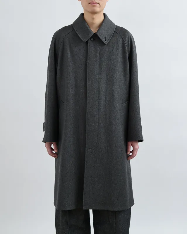 AW26 Westminster Overcoat - Grey Blue made by Sage Nation