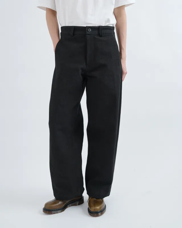 AW26 Mainichi Trouser (Unisex) - Canvas Black sold by Sage Nation