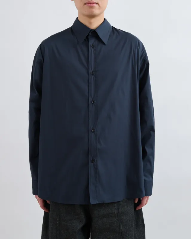 AW26 Chisholm Shirt - Dark Navy made by Sage Nation