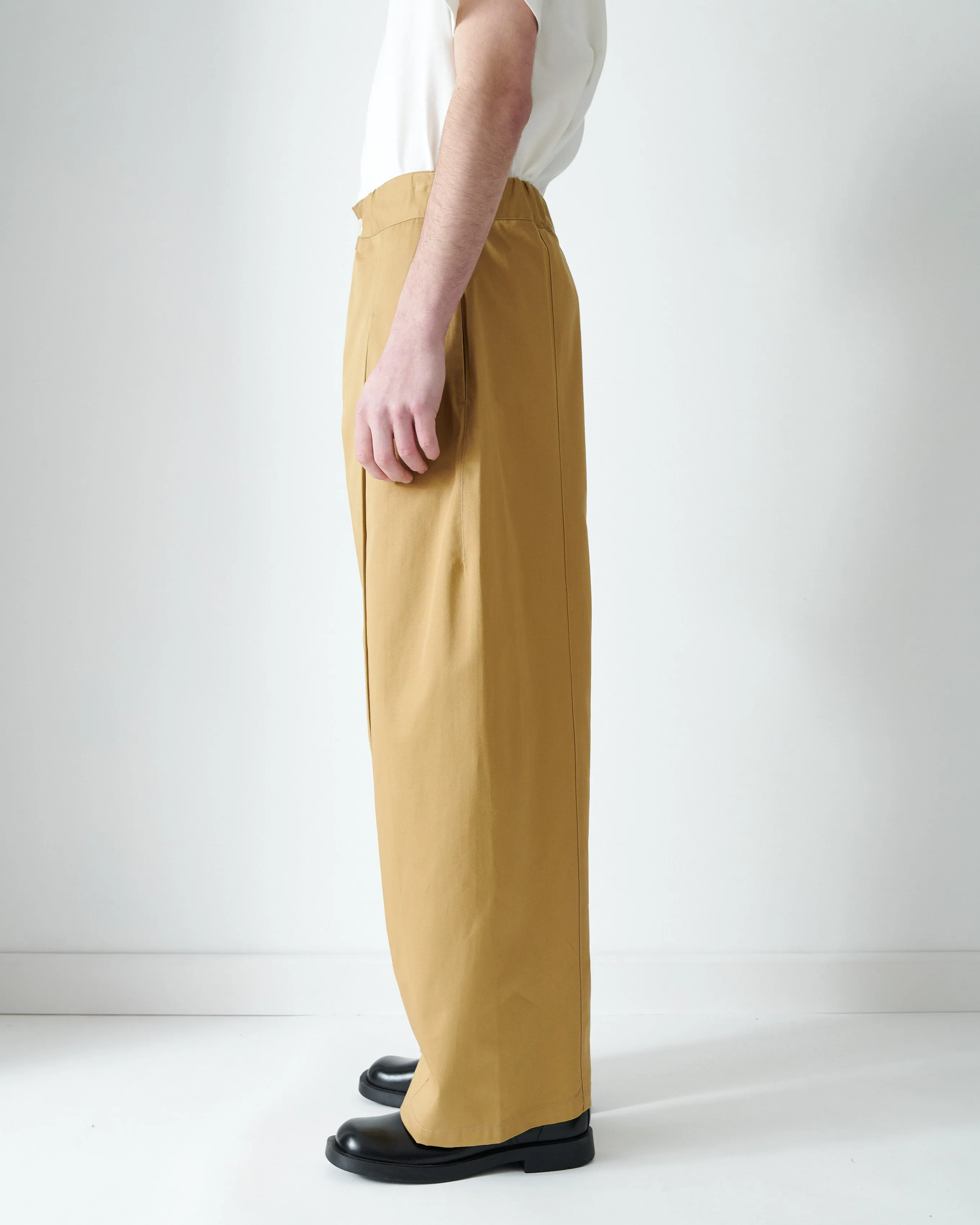AW26 Box Pleat Trouser (Unisex) - Sand sold by Sage Nation product image thumbnail 2