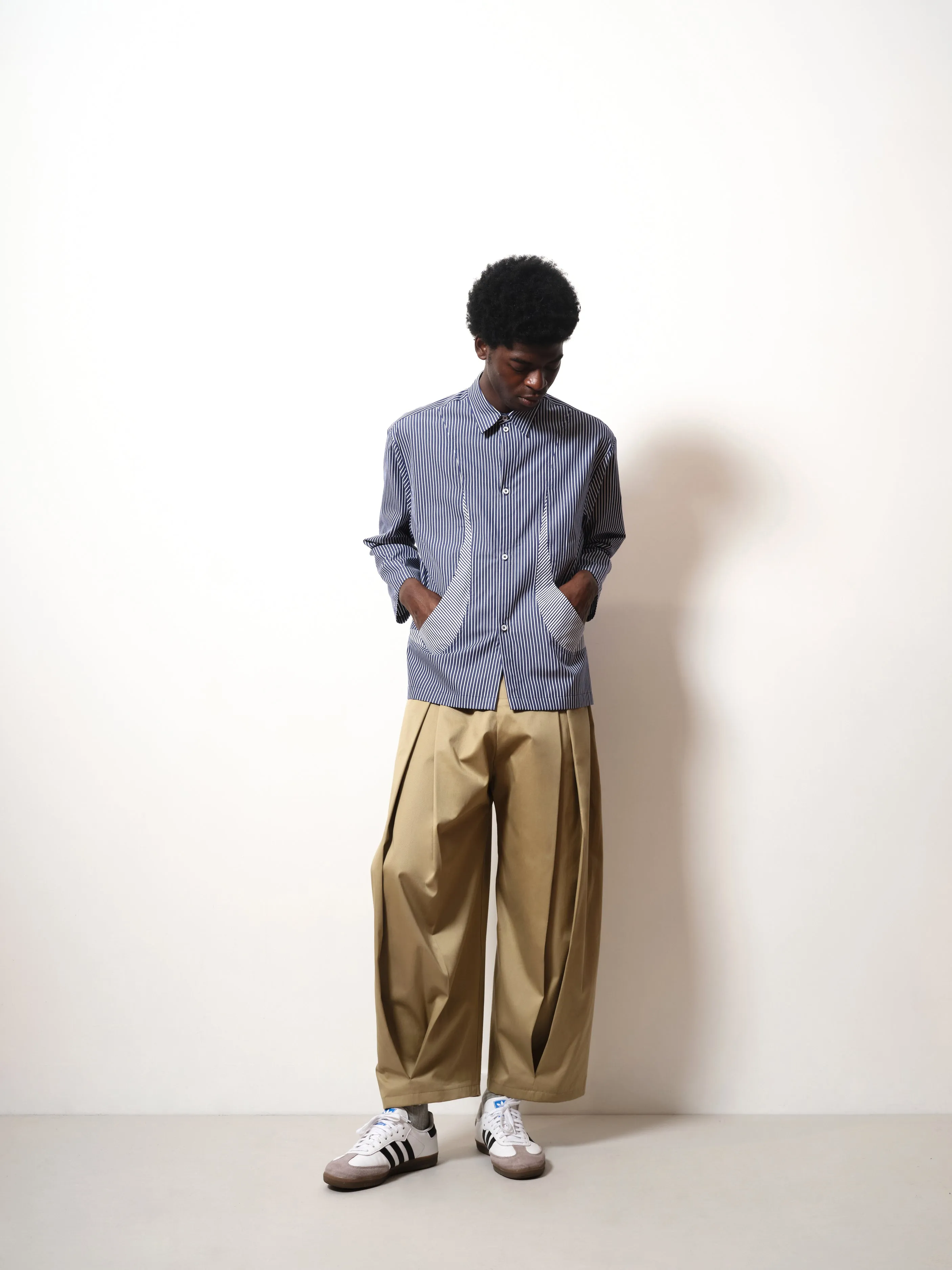 AW26 Box Pleat Trouser (Unisex) - Sand sold by Sage Nation product image thumbnail 4