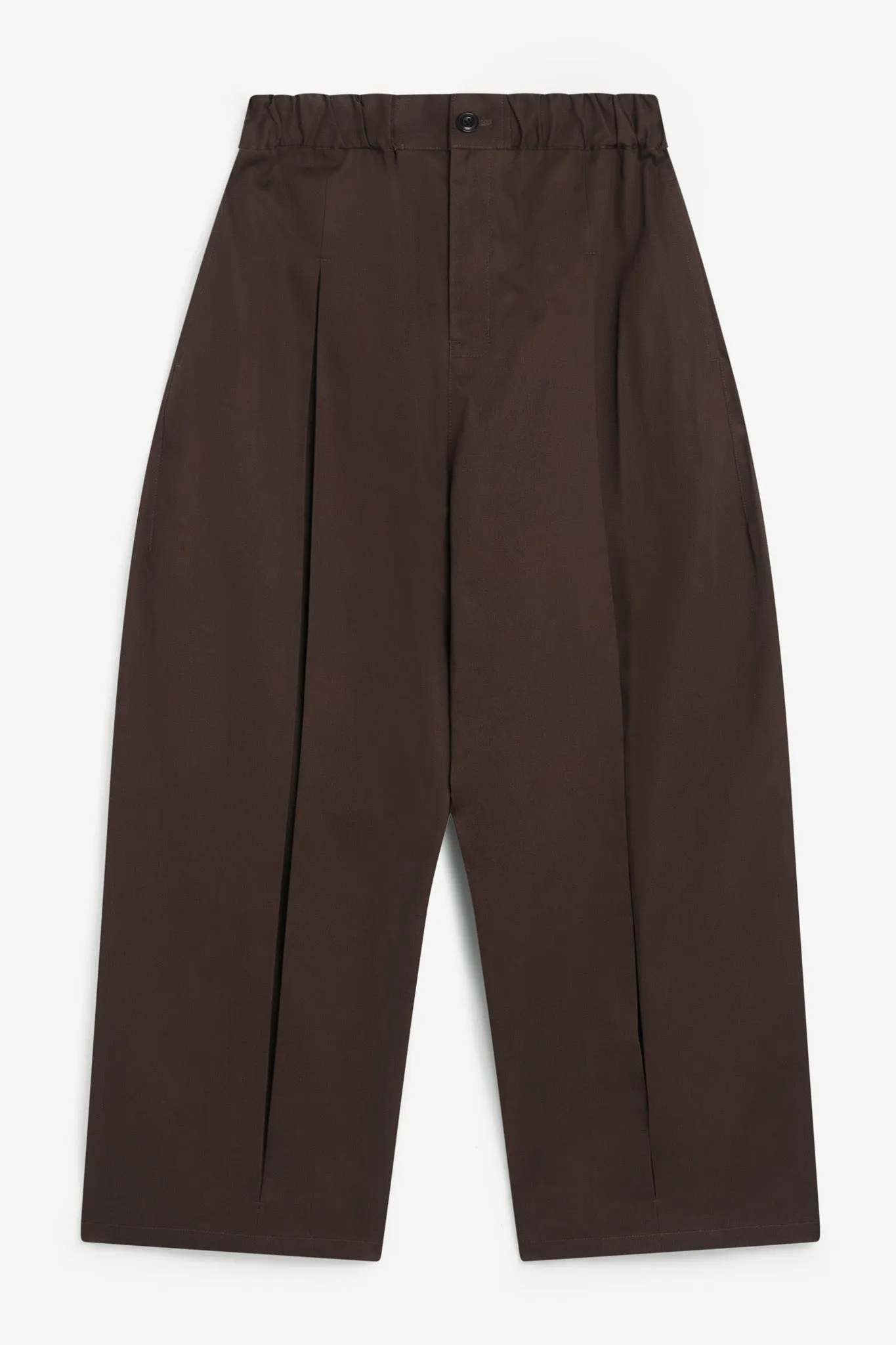 AW26 Box Pleat Trouser (Unisex) - Coffee Brown sold by Sage Nation product image thumbnail 2