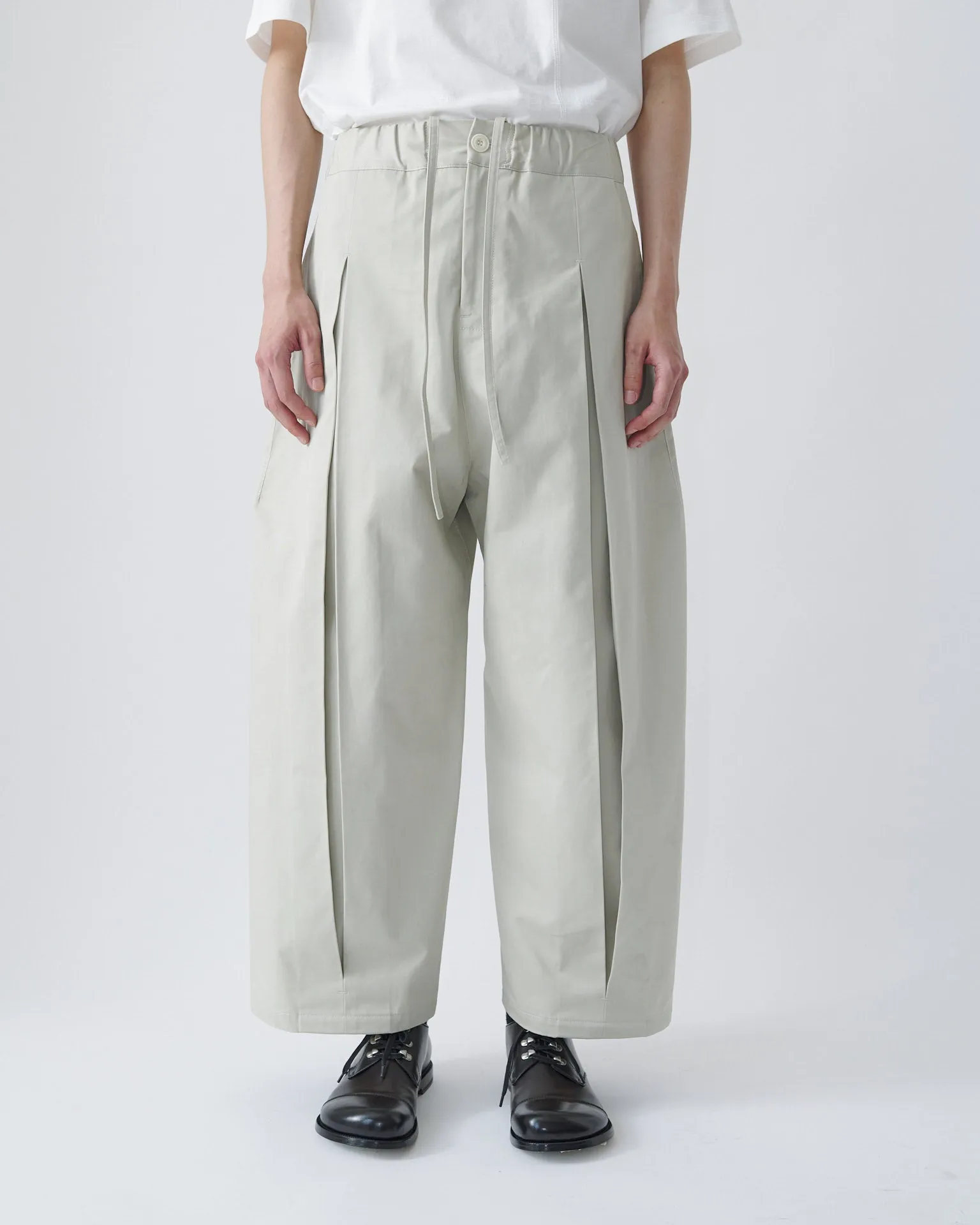 Box Pleat Trouser - Ivory sold by Sage Nation product image thumbnail 3