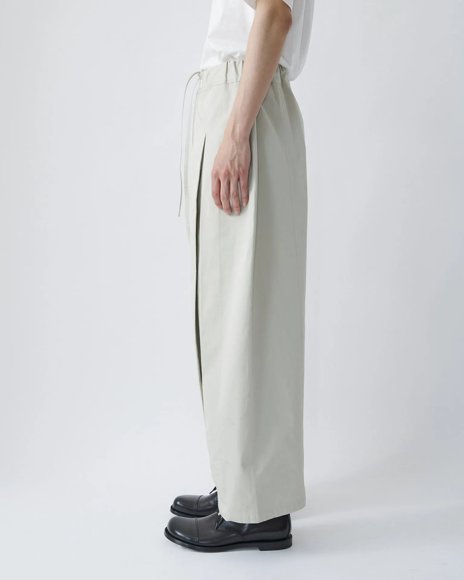 Box Pleat Trouser - Ivory sold by Sage Nation product image thumbnail 4