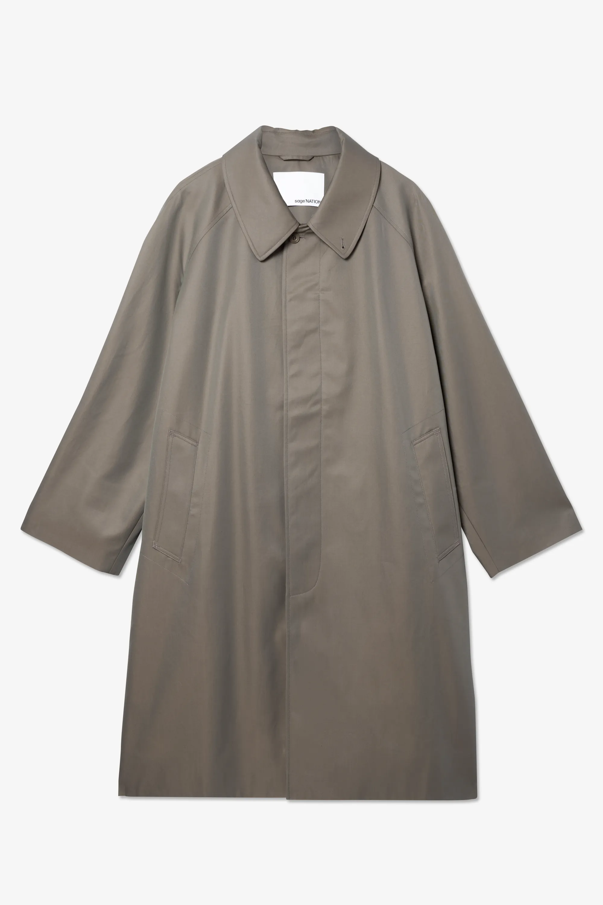 Westminster Overcoat - Chambray sold by Sage Nation