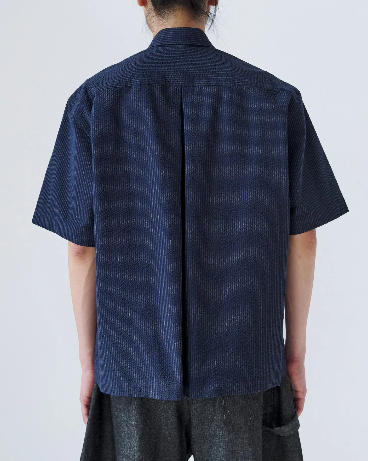 Takeshi Shirt - Indigo Stripe sold by Sage Nation product image thumbnail 4