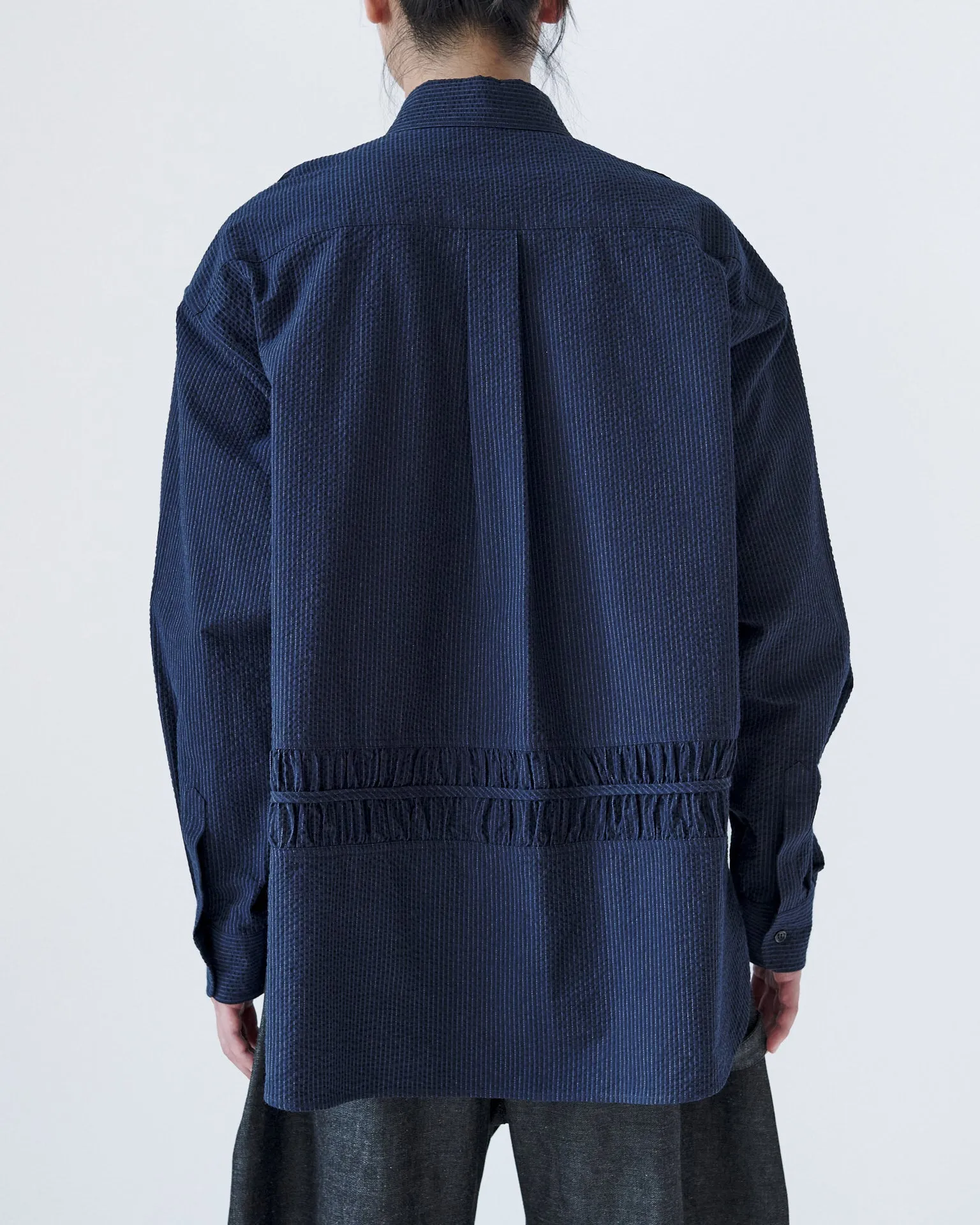 Fossil LS Shirt - Indigo Stripe sold by Sage Nation product image thumbnail 4