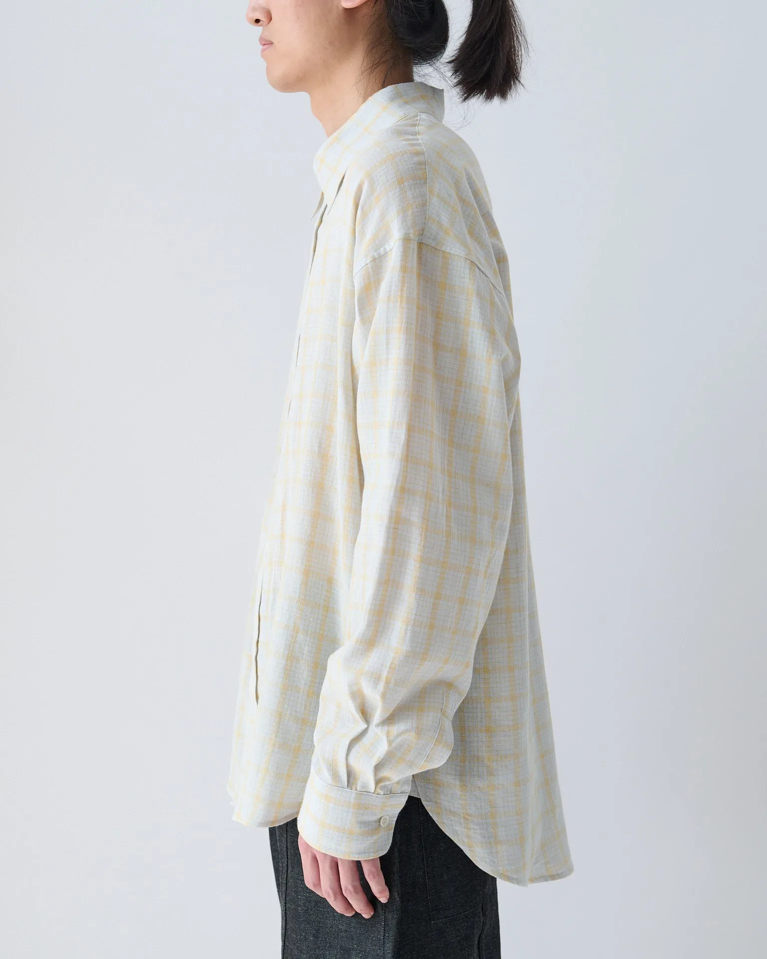 Chisholm Shirt - Powder Blue Check sold by Sage Nation product image thumbnail 4