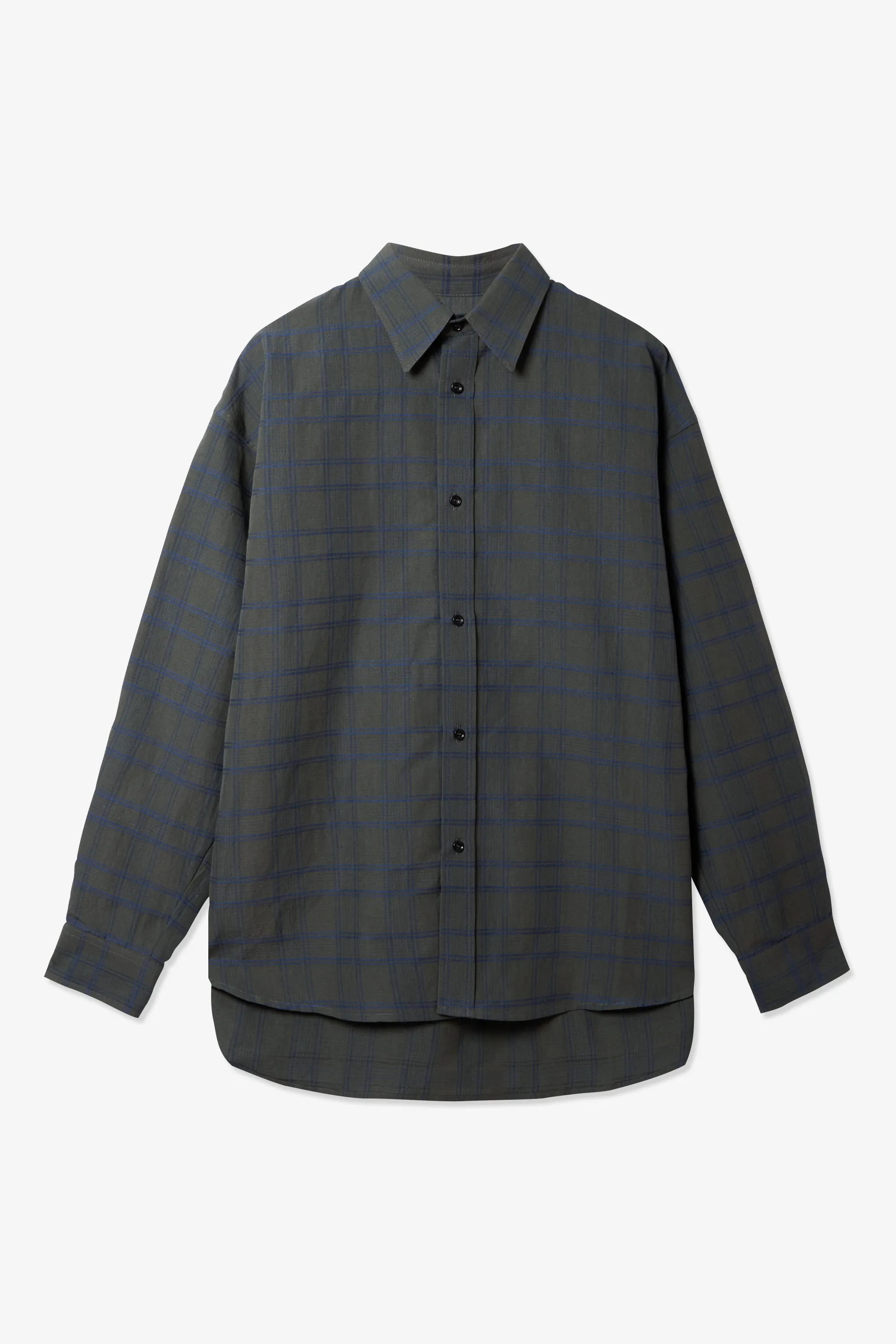 Chisholm Shirt - Harbour Grey Check sold by Sage Nation