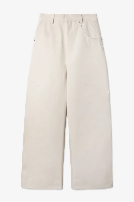 Painter Trouser - Ecru made by Sage Nation