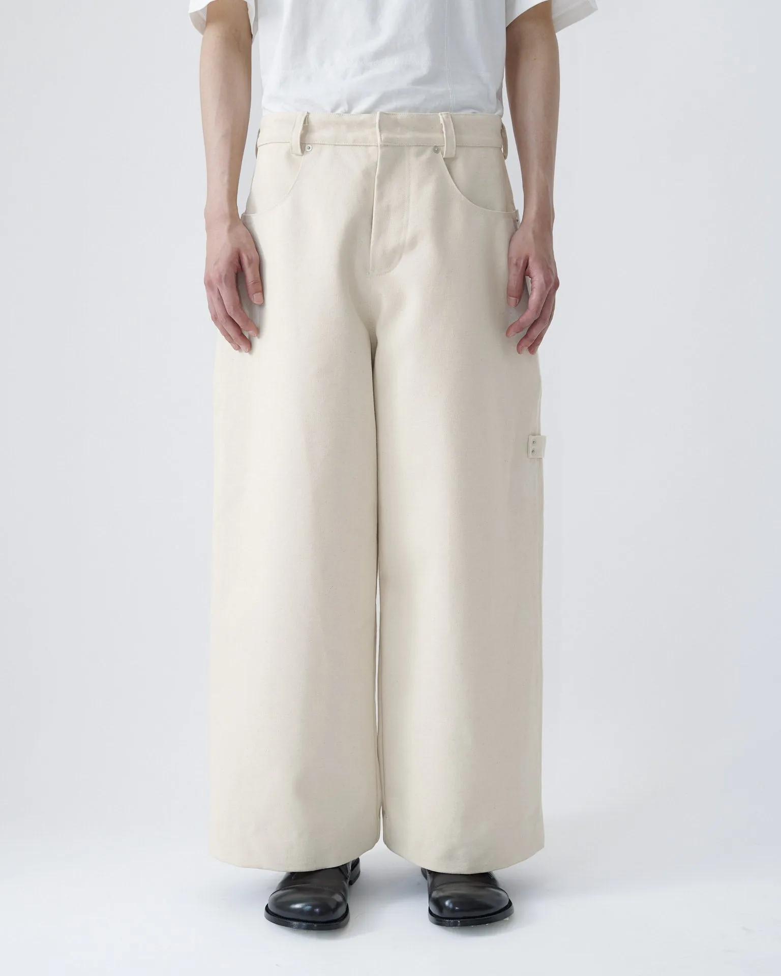 Painter Trouser - Ecru sold by Sage Nation product image thumbnail 4