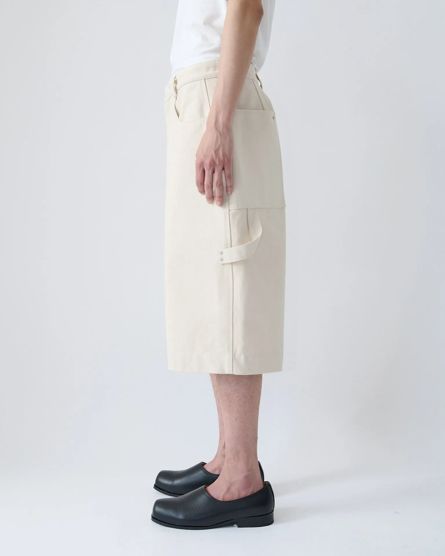 Painter Shorts - Ecru sold by Sage Nation product image thumbnail 4