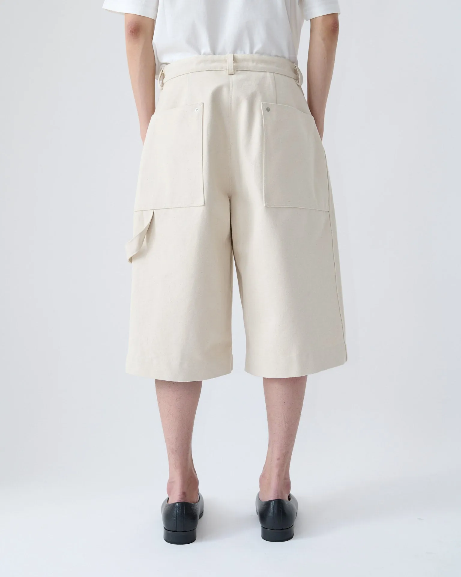 Painter Shorts - Ecru sold by Sage Nation product image thumbnail 5