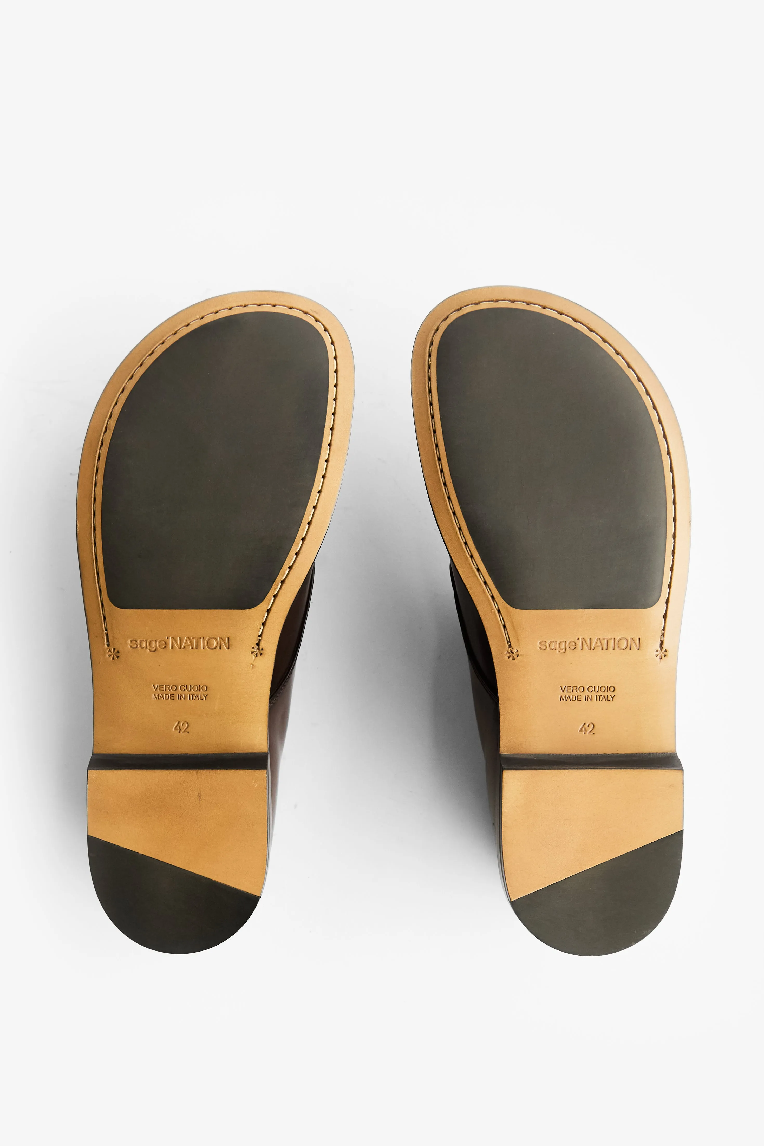 Gemstone 001, Leather Derby Shoes - Brown sold by Sage Nation product image thumbnail 4