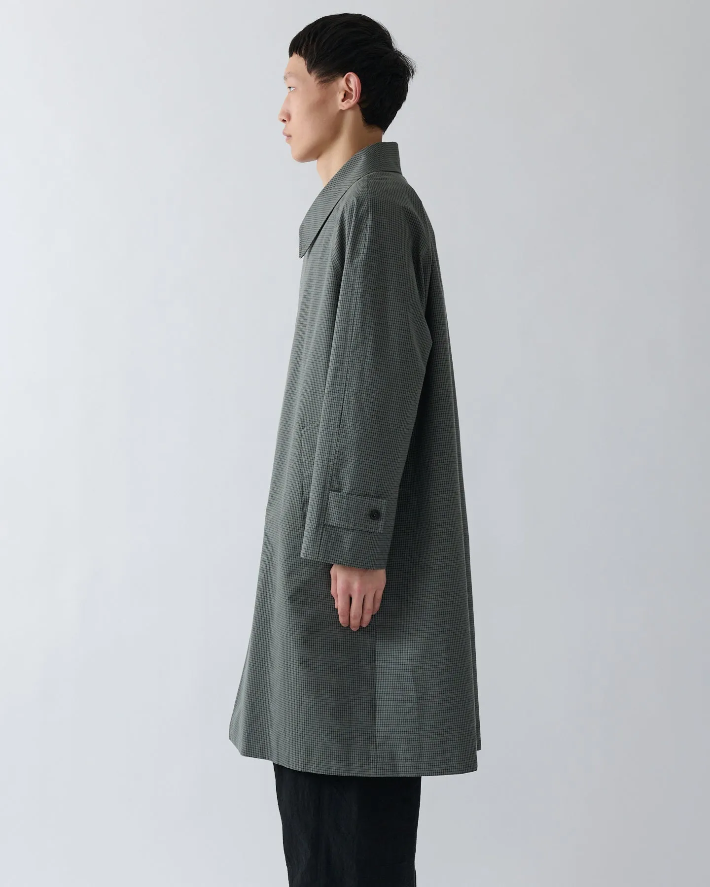 SS27 Westminster Overcoat - Thyme Green Check sold by Sage Nation product image thumbnail 2