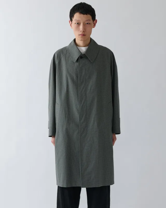 SS27 Westminster Overcoat - Thyme Green Check made by Sage Nation