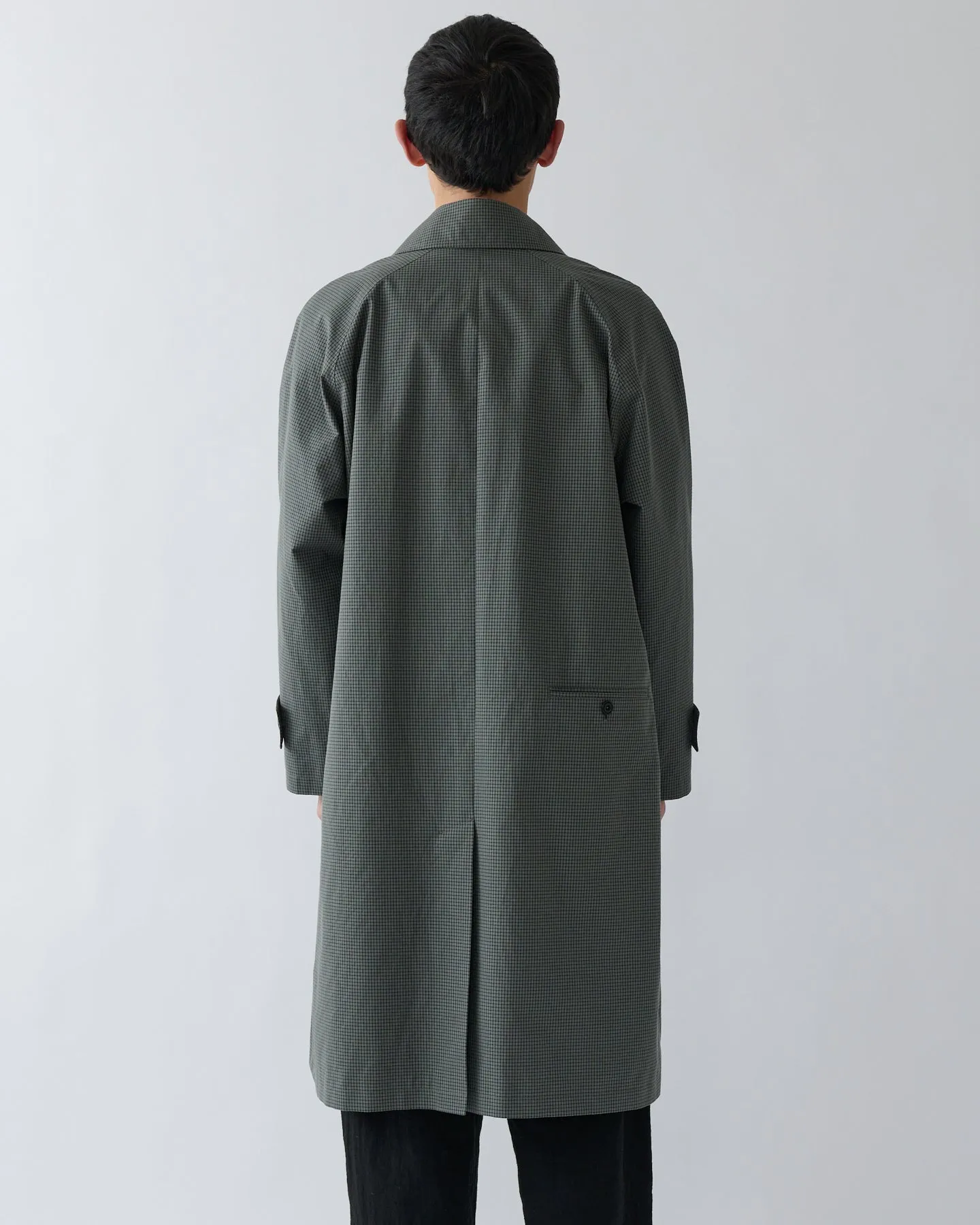 SS27 Westminster Overcoat - Thyme Green Check sold by Sage Nation product image thumbnail 3