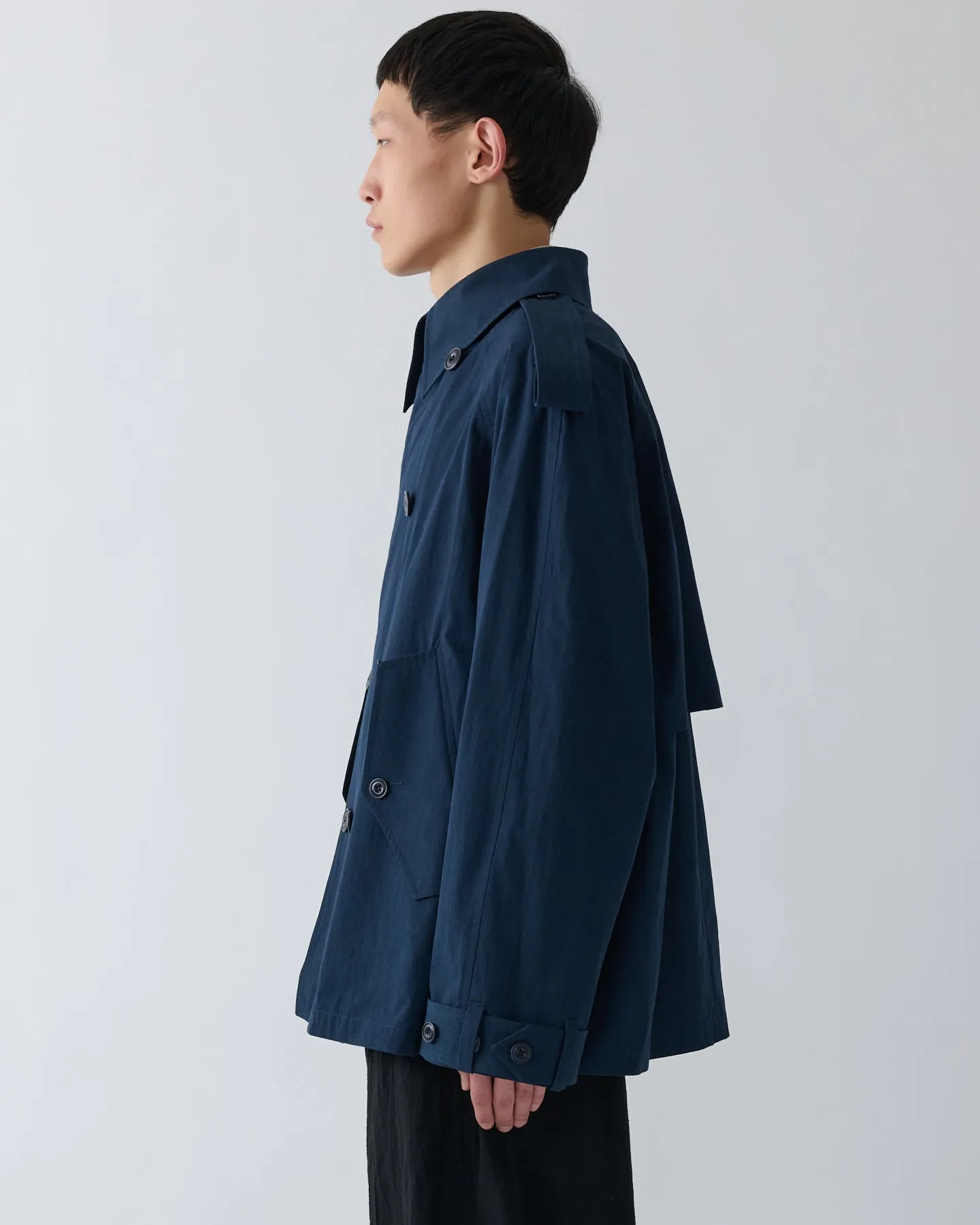 SS27 Acron Trench - Navy sold by Sage Nation product image thumbnail 2