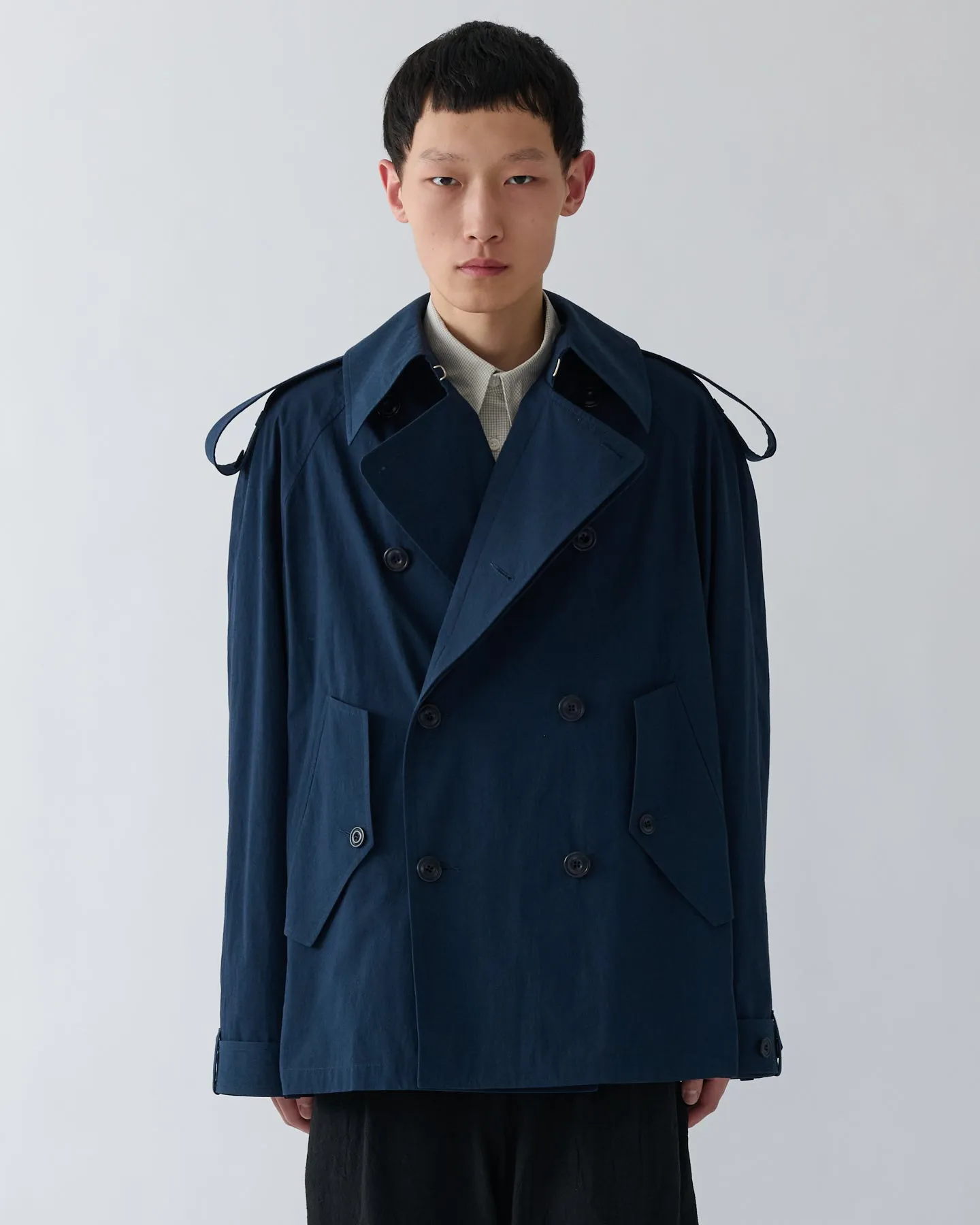 SS27 Acron Trench - Navy sold by Sage Nation