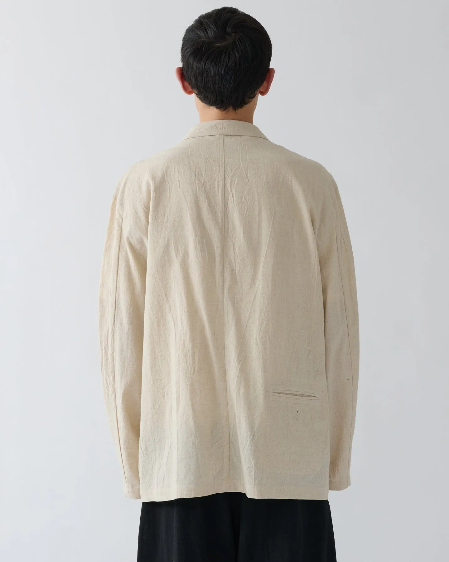 SS27 Osugi Blazer - Ecru sold by Sage Nation product image thumbnail 3