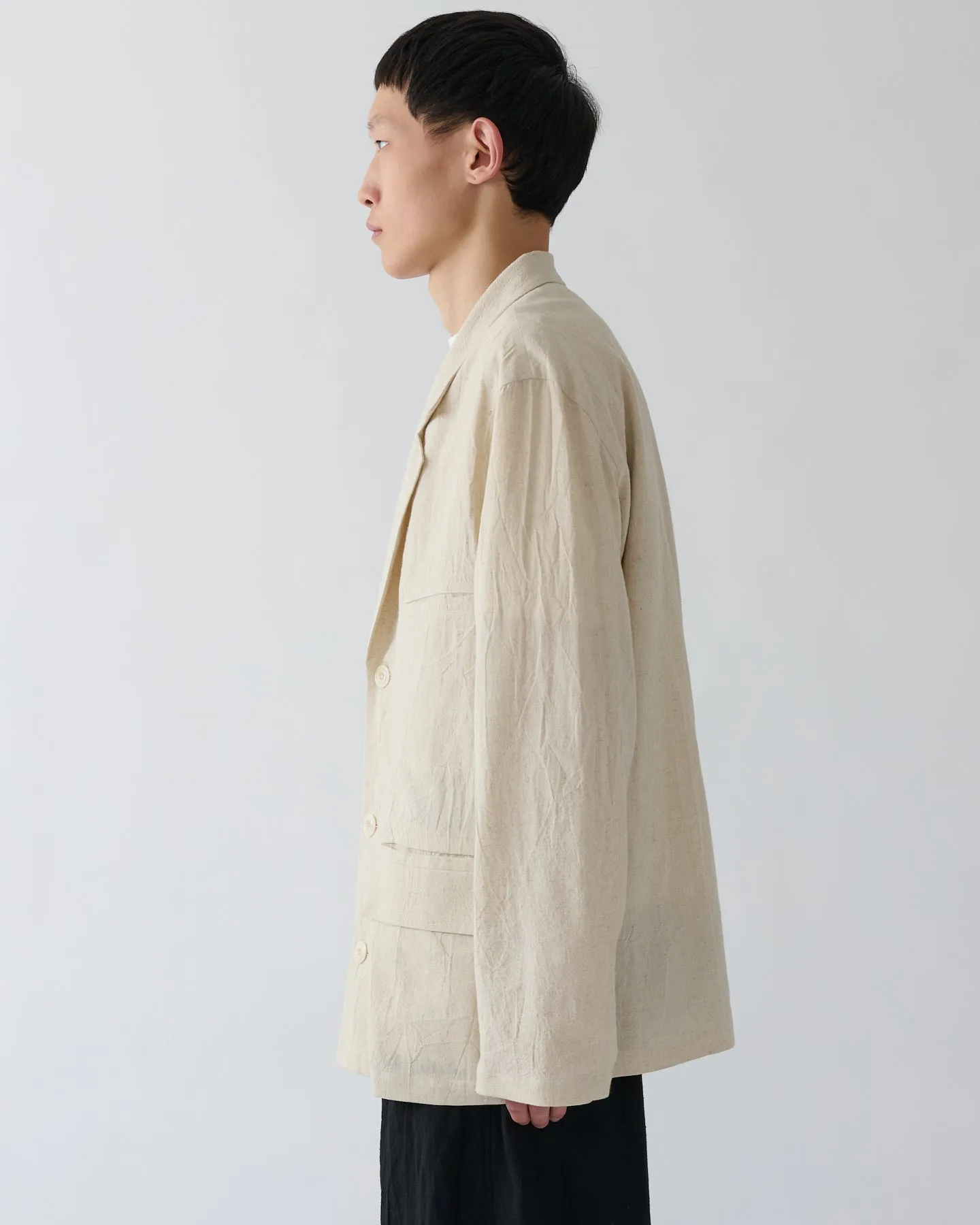 SS27 Osugi Blazer - Ecru sold by Sage Nation product image thumbnail 2