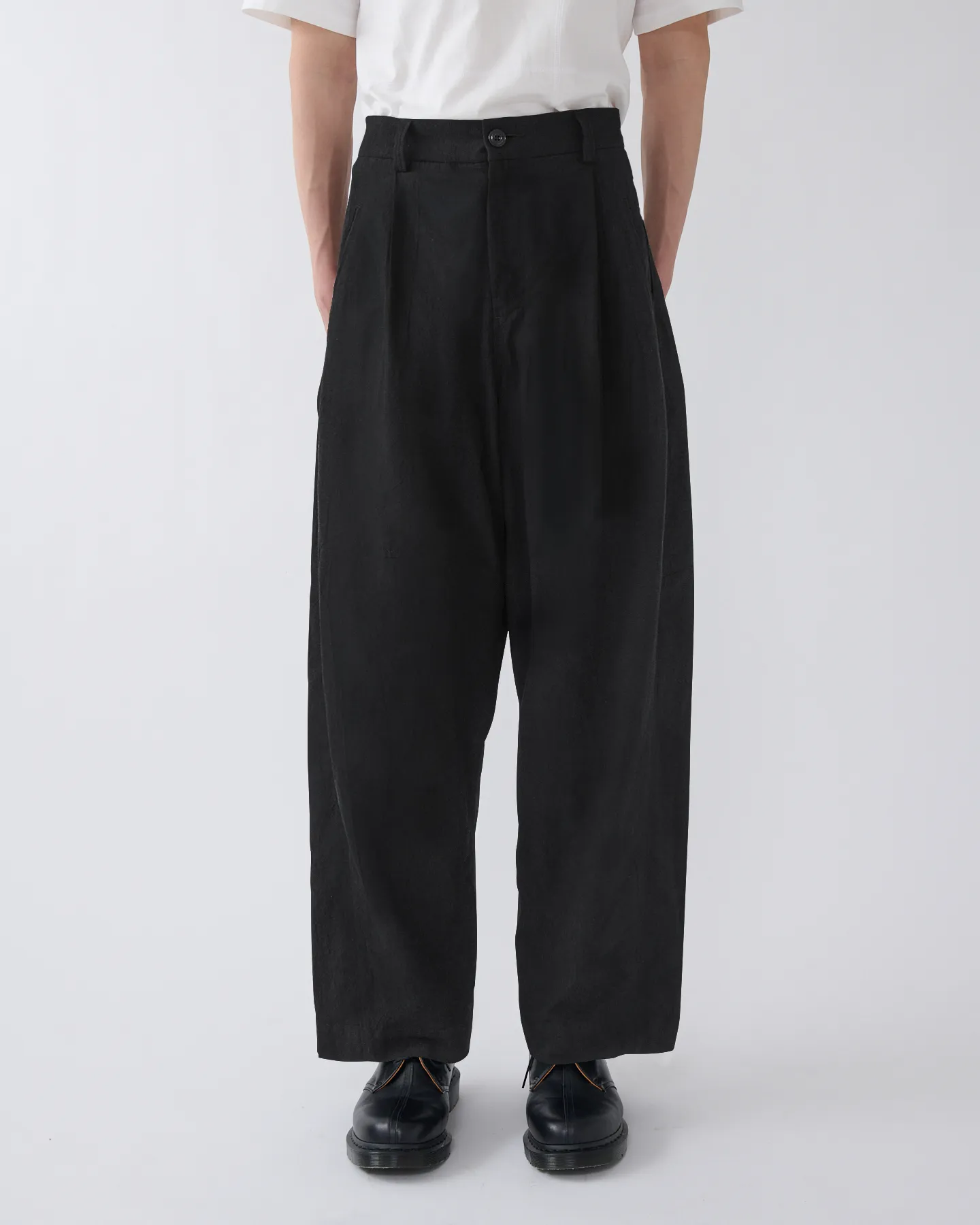 SS27 Newport Trouser Cotton - Black sold by Sage Nation