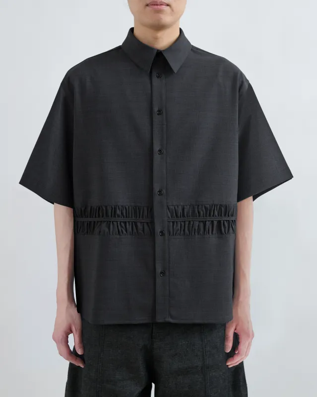 SS27 Fossil Shirt SS - Charcoal made by Sage Nation