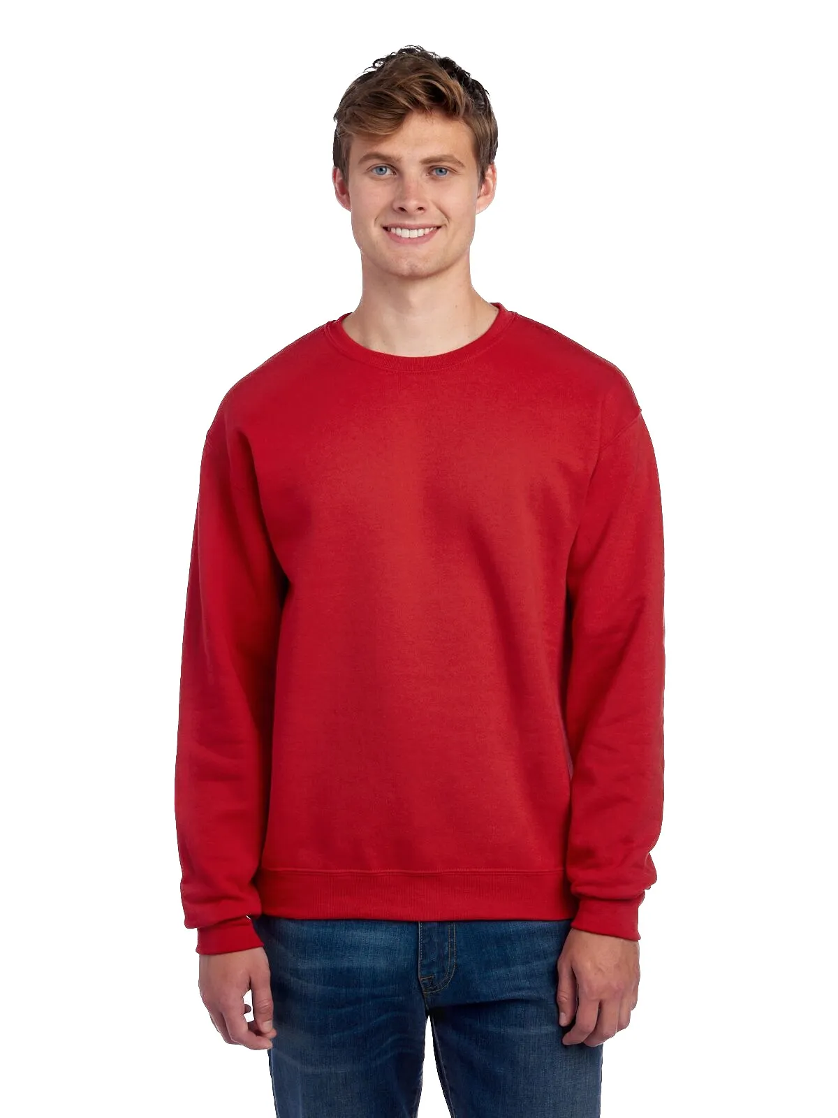 Unisex NuBlend® Fleece Crew sold by Jiffy