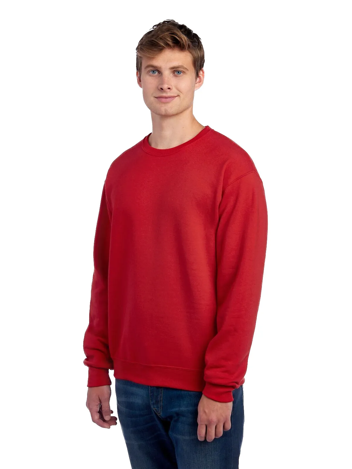 Unisex NuBlend® Fleece Crew sold by Jiffy product image thumbnail 2