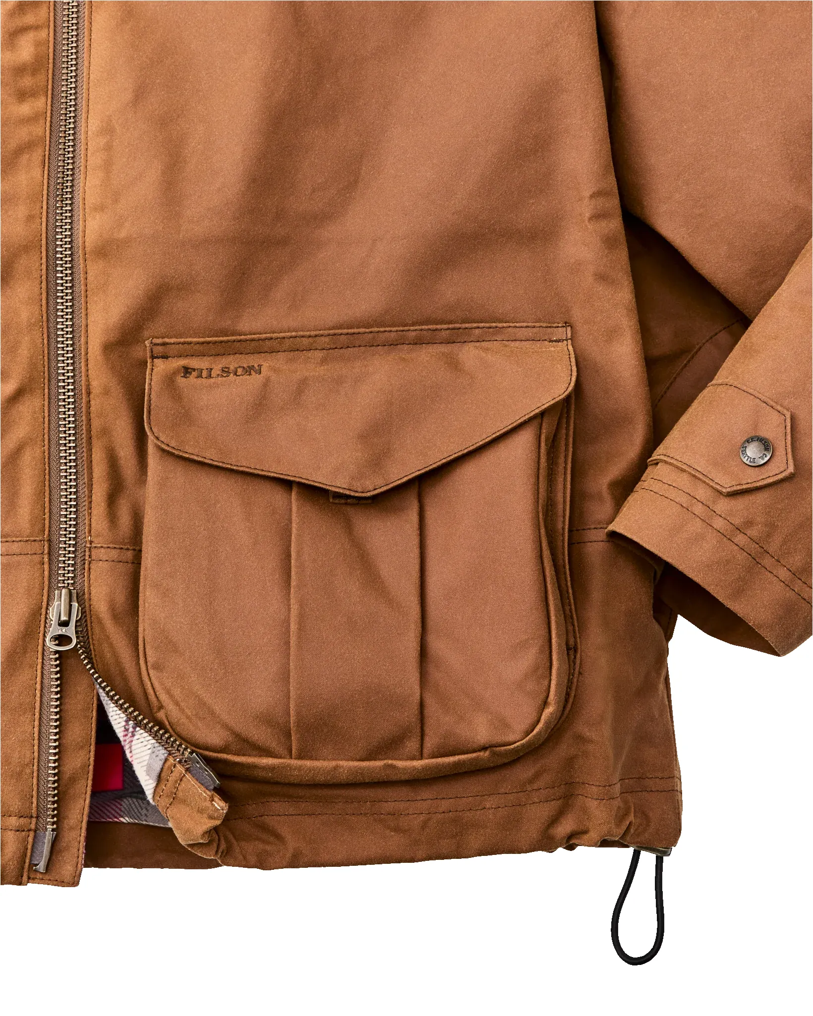 Filson Women's Shelter Cloth Work Jacket - Rugged Tan sold by Old Souls NY product image thumbnail 4